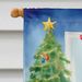 Irish Setter Christmas Reindeer House Flag Large Porch Sleeve Pole Decorative Outside Yard Banner Artwork Wall Hanging, Polyester, House Size, Multicolor_maomaolike.com