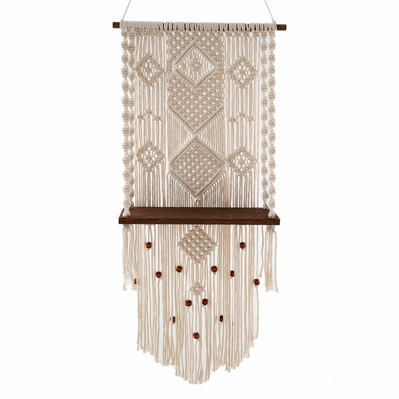 Nordic Style Handwoven Tapestry Storage Rack For Bedroom Living Room Home Hotel Homestay Decoration_maomaolike.com