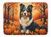Collie Fall Memory Foam Kitchen Mat Machine Washable Anti-Fatigue Mat Cushion Comfort Bath Mat Or Kitchen Rug_maomaolike.com