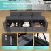 Modular 6-Piece Sectional Sofa – 109''L X 54.5''W X 34''H, Available In Beige, Black, And Gray, Versatile Sectional With Storage Ottoman For Living Room And Family Spaces_maomaolike.com