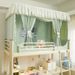Strong Light Blocking Curtain Mosquito Net Integrated Bracket Bunk Universal Student Dormitory Fully Enclosed Thickened Dustproof_maomaolike.com