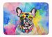 French Bulldog Hippie Dawg Memory Foam Kitchen Mat Machine Washable Anti-Fatigue Mat Cushion Comfort Bath Mat Or Kitchen Rug_maomaolike.com