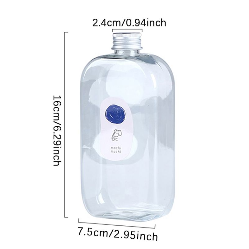 Portable Spirit Liquor Bottles Mini Plastic Alcohol Shot Milk Transparent Beverage Bottle_maomaolike.com