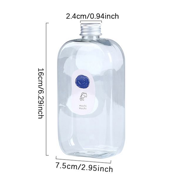 Portable Spirit Liquor Bottles Mini Plastic Alcohol Shot Milk Transparent Beverage Bottle_maomaolike.com