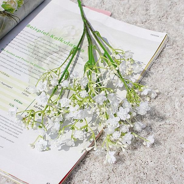 Plastic Gypsophila Foam Gypsophila, Wedding Artificial Flower Bouquets, Cross-Border Wholesale_maomaolike.com