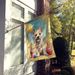 Westie Happy Birthday House Flag Large Porch Sleeve Pole Decorative Outside Yard Banner Artwork Wall Hanging, Polyester, House Size, Multicolor_maomaolike.com