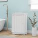 Bathroom Cabinet Triangle Corner Storage Cabinet With Adjustable Shelf Modern Style MDF Board_maomaolike.com