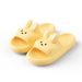 Cute Rabbit Unisex Non-Slip Slip-On Indoor Comfortable Soft Home Slippers_maomaolike.com