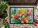 Lilies In Watercolor Doormat Front Door Mat Indoor Outdoor Rugs For Entryway, Non Slip Washable Low Pile, 24H X 36W_maomaolike.com