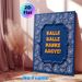 Paisley Themed Typography Painting Poster, Rich Blue Ethnic Pattern With Bold Orange Text Poster, Distinct Cultural Decor Ideal For Living Room_maomaolike.com