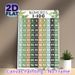 Numbers 1-100 Educational Painting Poster, Boho Earth-Toned Number Grid Poster, Clear Number Layout For Learning Counting, Suitable For Study Spaces_maomaolike.com