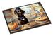 Chocolate Lab Fall Kitchen Pumpkins Doormat Front Door Mat Indoor Outdoor Rugs For Entryway, Non Slip Washable Low Pile, 24H X 36W_maomaolike.com