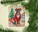 Boxer Christmas Porcelain Ornament Christmas Tree Hanging Decorations For Home Christmas Holiday, Rectangle, Gift, Multicolor_maomaolike.com