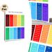 Multiplication Table Painting Poster, Vibrant Color-coded Math Chart Poster, Practical Educational Aid To Support Arithmetic Learning Ideal For Study_maomaolike.com