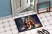 Chesapeake Bay Retriever And Santa Claus Doormat Front Door Mat Indoor Outdoor Rugs For Entryway, Non Slip Washable Low Pile, 24H X 36W_maomaolike.com
