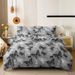 Soft Fiber Flora Butterfly Printed Duvet Cover Three - Piece Set - Active Printing - Multiple Sizes_maomaolike.com