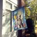 Old English Sheepdog Happy Birthday House Flag Large Porch Sleeve Pole Decorative Outside Yard Banner Artwork Wall Hanging, Polyester, House Size, Multicolor_maomaolike.com