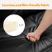 Folding Futon Sofa Bed For Living Room-Black_maomaolike.com