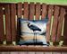 Blue Heron Barely Lit Sky Throw Pillow Machine Washable, Indoor Outdoor Decorative Pillow For Couch, Bed Or Patio, 14Hx14W_maomaolike.com