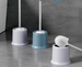 Brush Home Use, No Dead Angle, Bathroom Cleaning With Base, Long Handle Set, Wall-Mounted For Squat Toilet_maomaolike.com
