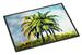 Tropical Breeze Palm Trees Doormat Front Door Mat Indoor Outdoor Rugs For Entryway, Non Slip Washable Low Pile, 24H X 36W_maomaolike.com