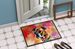 Boxer Hippie Dawg Doormat Front Door Mat Indoor Outdoor Rugs For Entryway, Non Slip Washable Low Pile, 24H X 36W_maomaolike.com