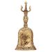 Brass Three Pure Handheld Treasures Taoist Taishang Laojun Eight Immortals Divine Instrument Tianpeng Emperor Bell_maomaolike.com