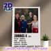 Zombies 4 Movie Painting Poster, Vibrant Character Group Scene Poster, Eye-catching Film-themed Decor For Bedroom, Living Room And Home Theater_maomaolike.com