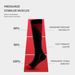Socks new colorful striped V-shaped compression socks professional sports compression socks for men and women elastic socks fitness socks_maomaolike.com