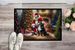 Bernese Mountain Dog And Santa Claus Doormat Front Door Mat Indoor Outdoor Rugs For Entryway, Non Slip Washable Low Pile, 24H X 36W_maomaolike.com