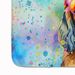 Cocker Spaniel Hippie Dawg Memory Foam Kitchen Mat Machine Washable Anti-Fatigue Mat Cushion Comfort Bath Mat Or Kitchen Rug_maomaolike.com