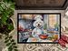 Kuvasz The Chef Doormat Front Door Mat Indoor Outdoor Rugs For Entryway, Non Slip Washable Low Pile, 24H X 36W_maomaolike.com