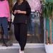 Women's Fashion Solid Color Pullover Loose Casual Sports Pants Suit_maomaolike.com