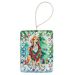 Saluki Christmas Porcelain Ornament Christmas Tree Hanging Decorations For Home Christmas Holiday, Rectangle, Gift, Multicolor_maomaolike.com