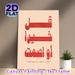 Arabic Calligraphy Painting Poster, Minimalist Red Typography Poster, Inspirational Moral Quote Design Suitable For Home And Study Room Decor_maomaolike.com