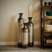 Floor Metal Vase Modern Style Decoration Home Droplet Shaped White Metal Vase 3-piece Set Gorgeous Home Decoration Large Glazed Metal Vase_maomaolike.com