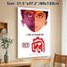Devi (The Goddess) Themed Painting Poster, Vibrant Two-tone Artistic Portrait Poster, Cinematic-inspired Design Ideal For Home Theater, Living Room_maomaolike.com