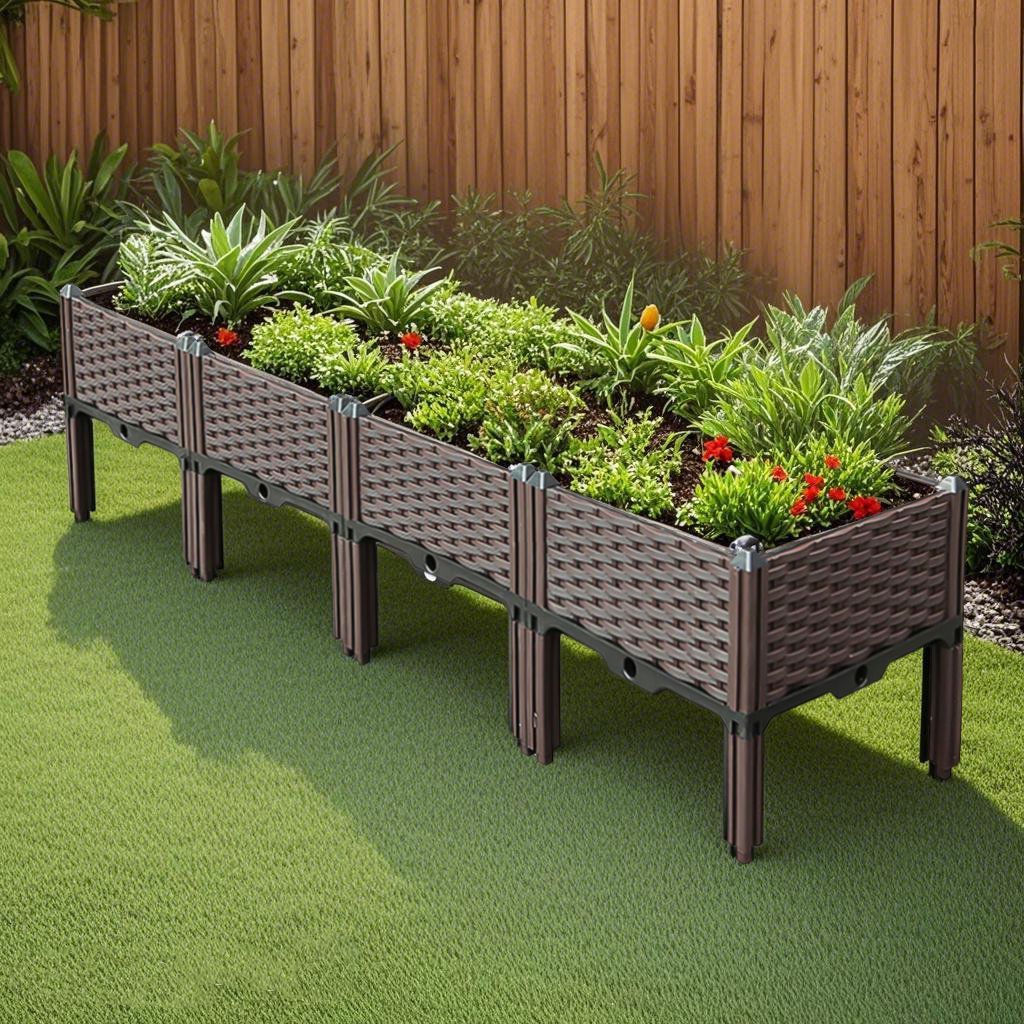SOGA 160cm Raised Planter Box Garden Bed With Legs_maomaolike.com