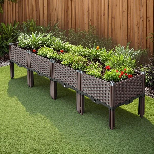 SOGA 160cm Raised Planter Box Garden Bed With Legs_maomaolike.com