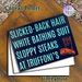 Sloppy Steaks & Lifestyle Quote Themed Painting Poster, Vibrant Neon-style Typography & Food Illustration Poster, Humorous Relatable Wording, Ideal_maomaolike.com