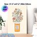 Floral Pill Jar Painting Poster, Warm-toned Whimsical Hand-drawn Poster, Flowers Growing From Pill Jar With Encouraging Quote, Gentle Self-care Decor_maomaolike.com