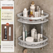 Space Aluminum Bathroom Shelf Bathroom Rack No-Drill Bathroom Washstand Triangle Wall-Mounted Corner Storage Rack_maomaolike.com