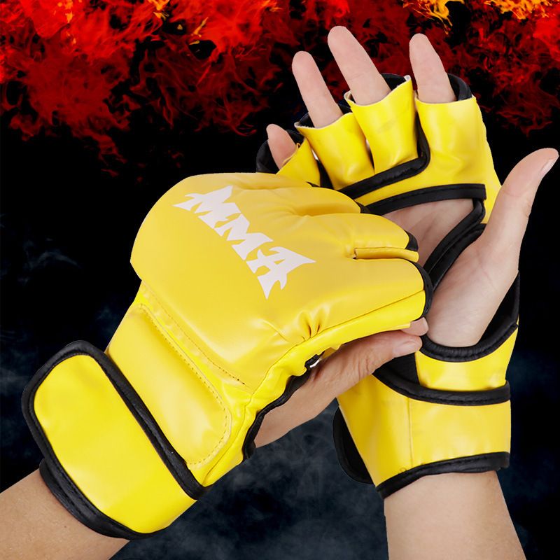 Boxing gloves adult Sanda fighting MMA free fighting training Fengzhi hitting sandbag sandbag can be used for children's training_maomaolike.com