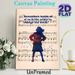 Inspirational Music Sheet Painting Poster, Vibrant Watercolor Woman Silhouette On Vintage Music Notes Poster, Motivational Quote Decor, Ideal For_maomaolike.com