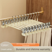 Hanger For Pants, Household Non-Marking JK Hangers, Clothes Storage Magic, Stainless Steel Skirt Cli, Drying Pants_maomaolike.com