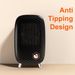 IAGREEA Portable Electric Space Heater, Mini Fast Heater With Rotary Adjustable Temperature Button, Safe And Quiet, Suitable For Office Desktop Indoor Use (white)_maomaolike.com