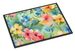 Alaska Forget-me-nots In Watercolor Doormat Front Door Mat Indoor Outdoor Rugs For Entryway, Non Slip Washable Low Pile, 24H X 36W_maomaolike.com