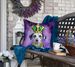 Dalmatian King Of Mardi Gras Throw Pillow Machine Washable, Indoor Outdoor Decorative Pillow For Couch, Bed Or Patio, 18Hx18W_maomaolike.com