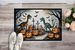 Dinosaurs Spooky Halloween Doormat Front Door Mat Indoor Outdoor Rugs For Entryway, Non Slip Washable Low Pile, 24H X 36W_maomaolike.com