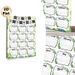 Birthday Tracker Painting Poster, Fresh Greenery Themed Poster With Monthly Blank Frames & "Happy Birthday" Banner, Practical For Recording Birthdays_maomaolike.com